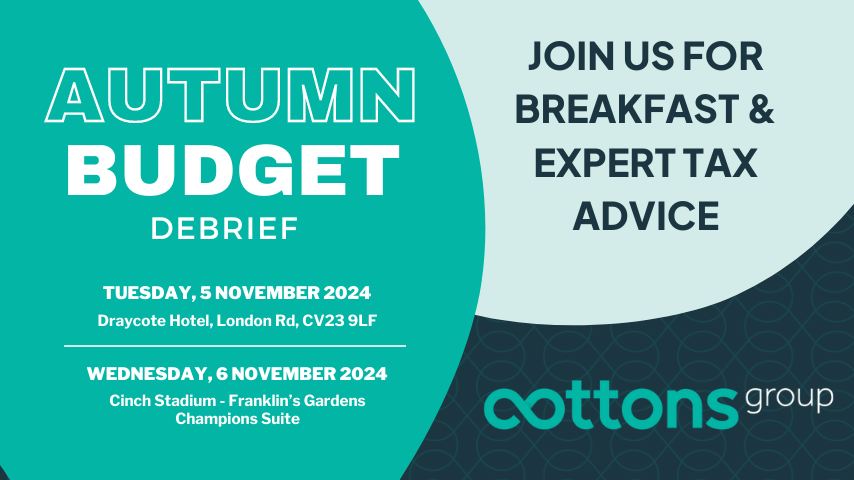 Cottons Autumn Budget Debrief Events